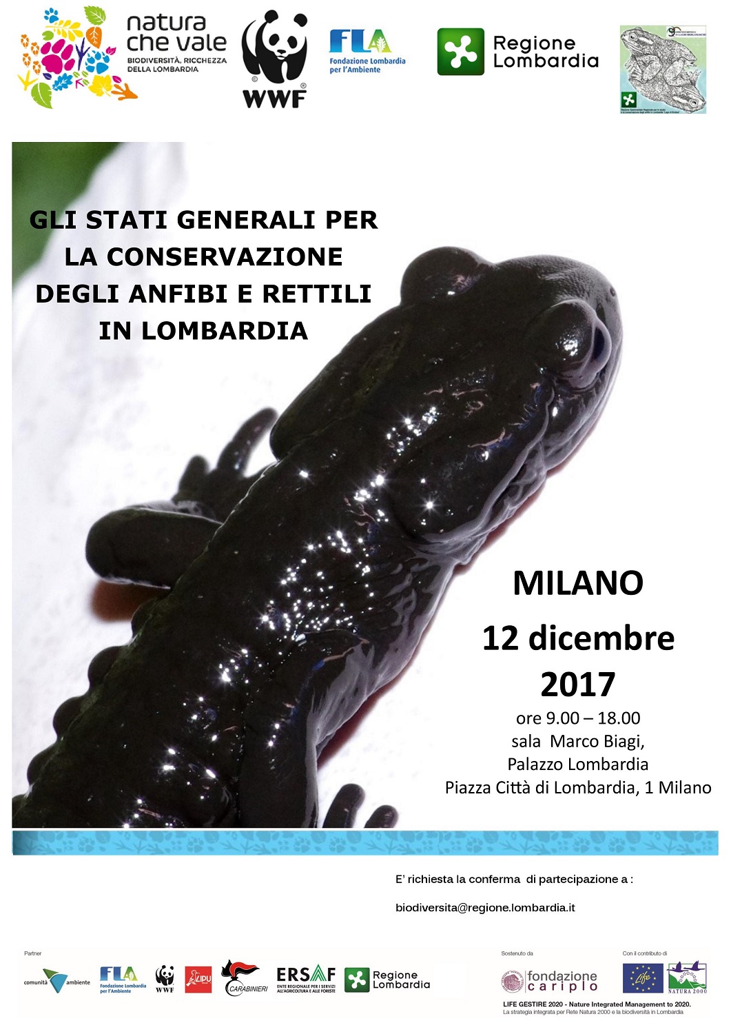 Stati Generali per la conservazione degli anfibi e rettili in Lombardia