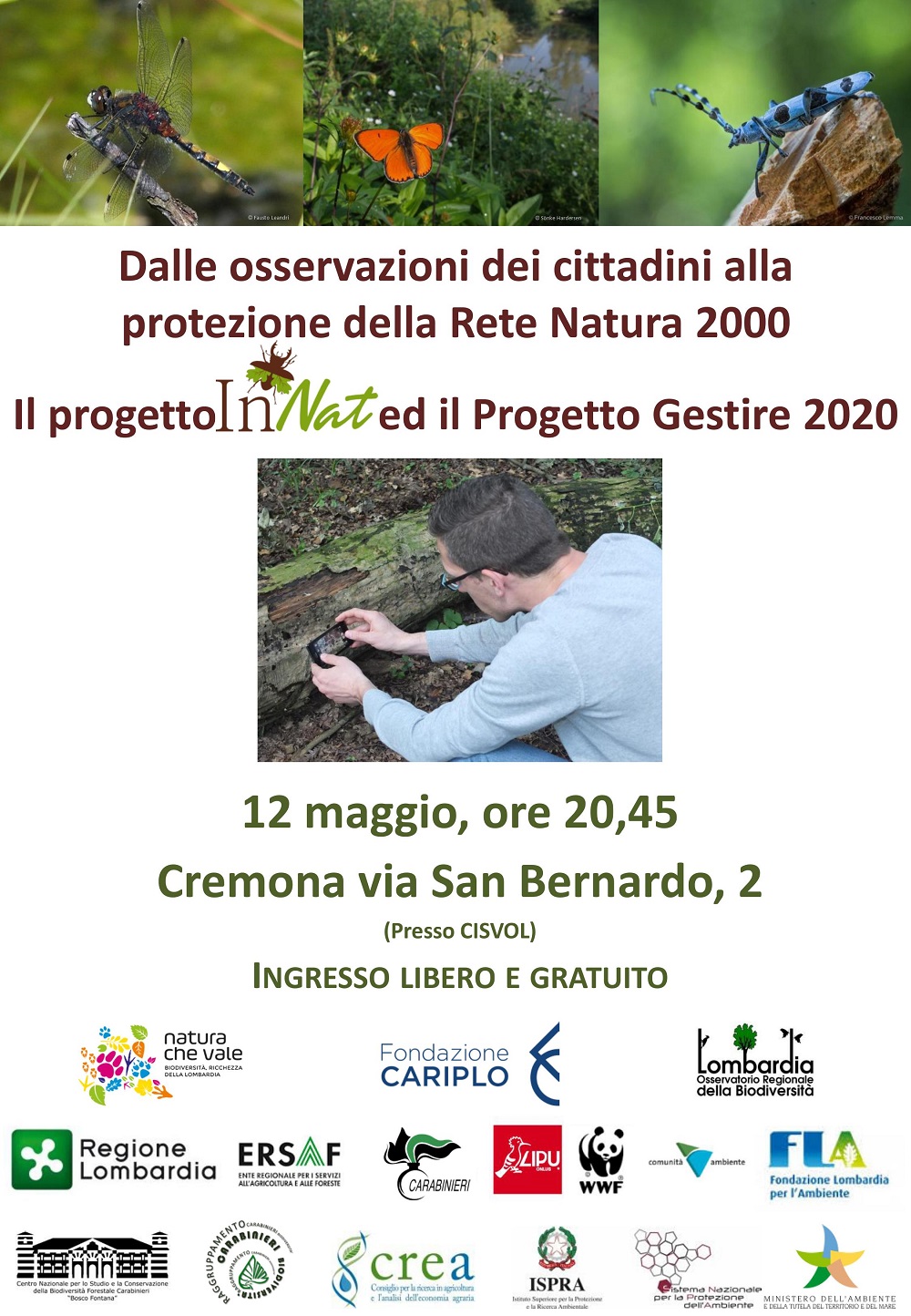 Dalle osservazioni dei cittadini alla protezione della Rete Natura 2000 – Cremona