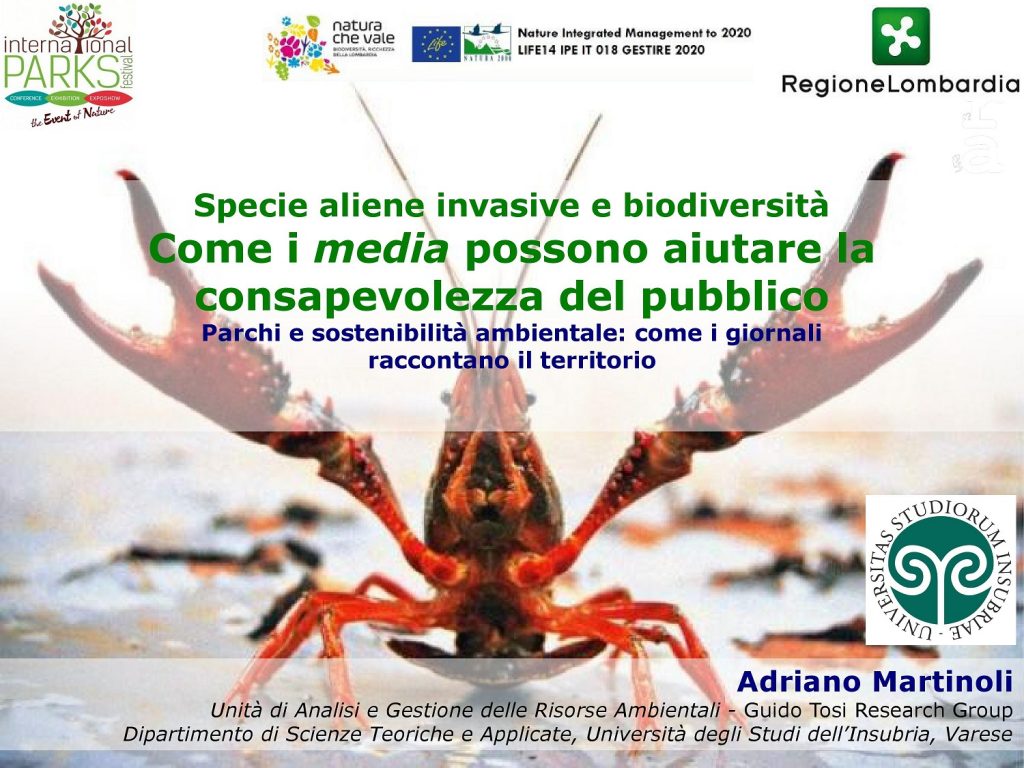 I media e le specie aliene invasive: un approfondimento