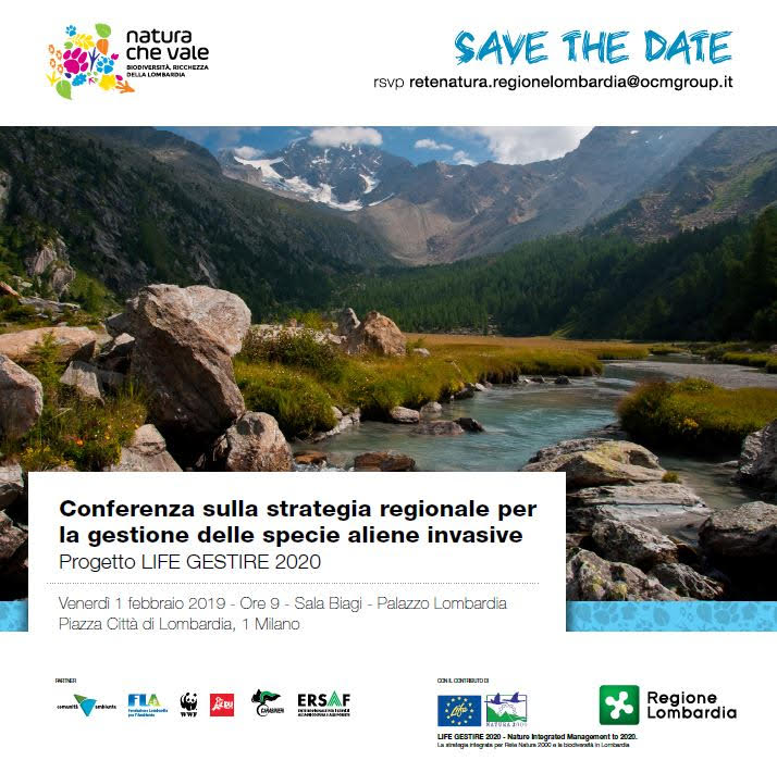 Conferenza sulla strategia regionale per la gestione delle specie aliene invasive – Milano