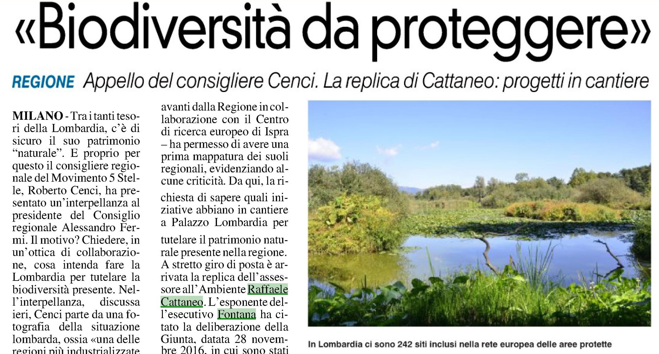 02/10/2019 Biodiversità da proteggere