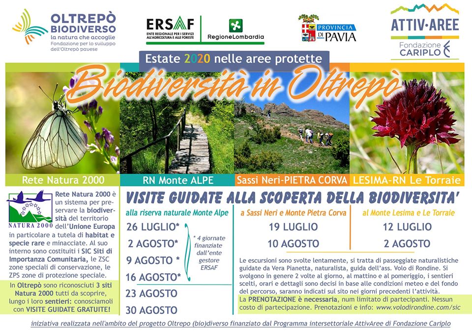 Visite guidate per scoprire la biodiversità dell’Oltrepò pavese
