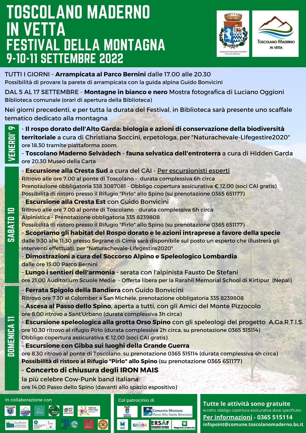 Toscolano Maderno in Vetta – Festival della Montagna – Toscolano Maderno (BS)