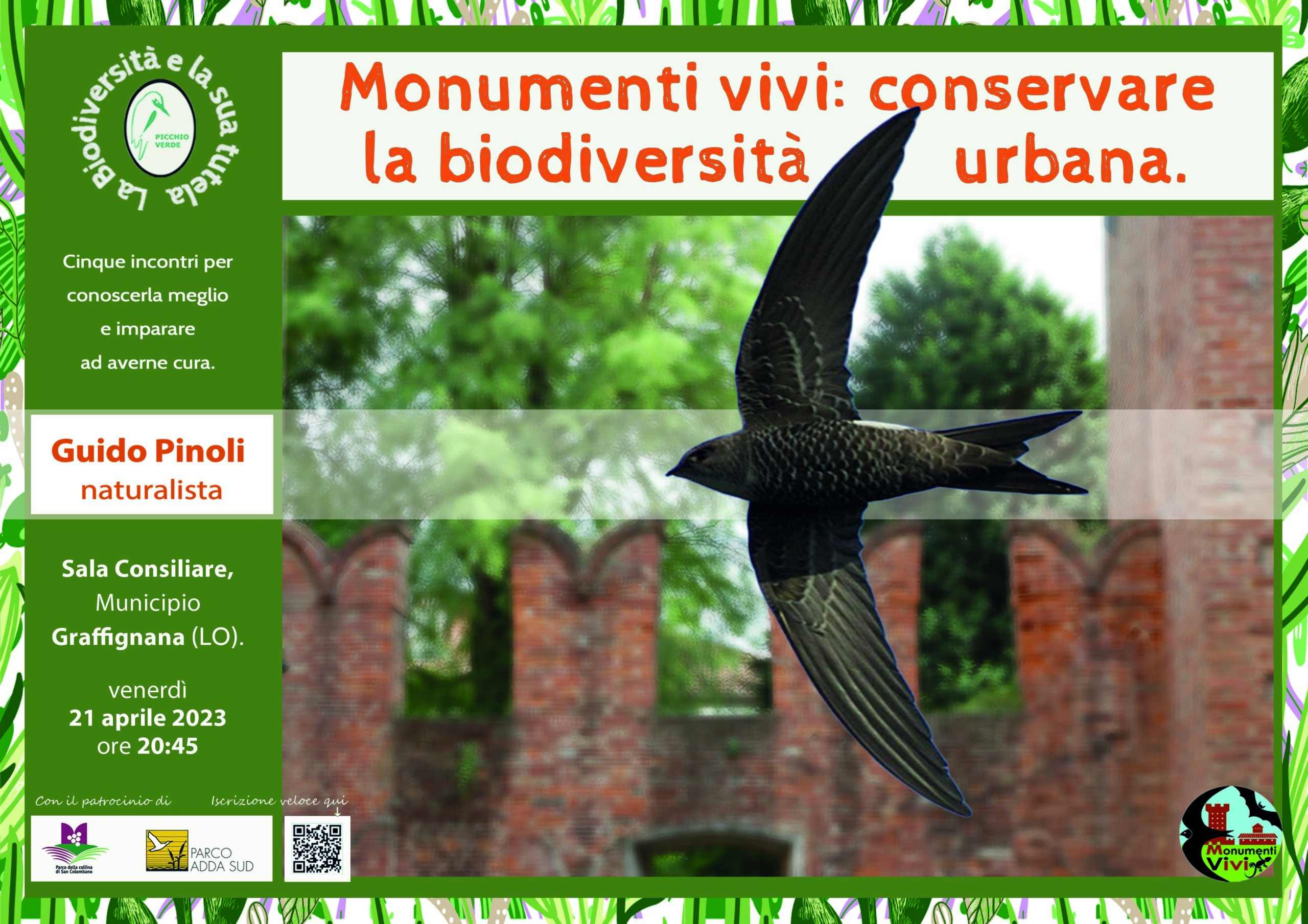 Monumenti vivi: conservare la biodiversità urbana – Graffignana (LO)