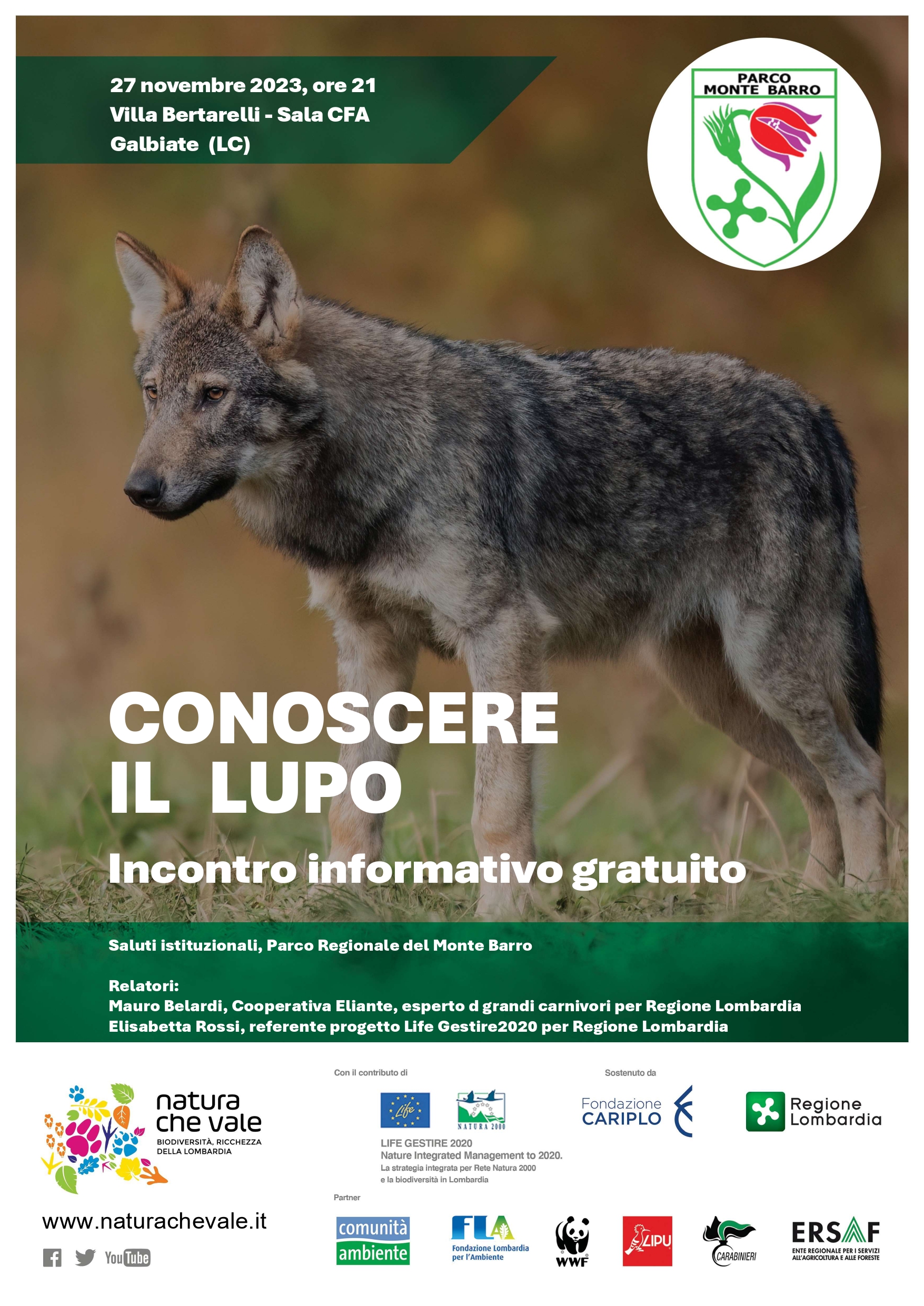 Conoscere il lupo – Galbiate (LC)