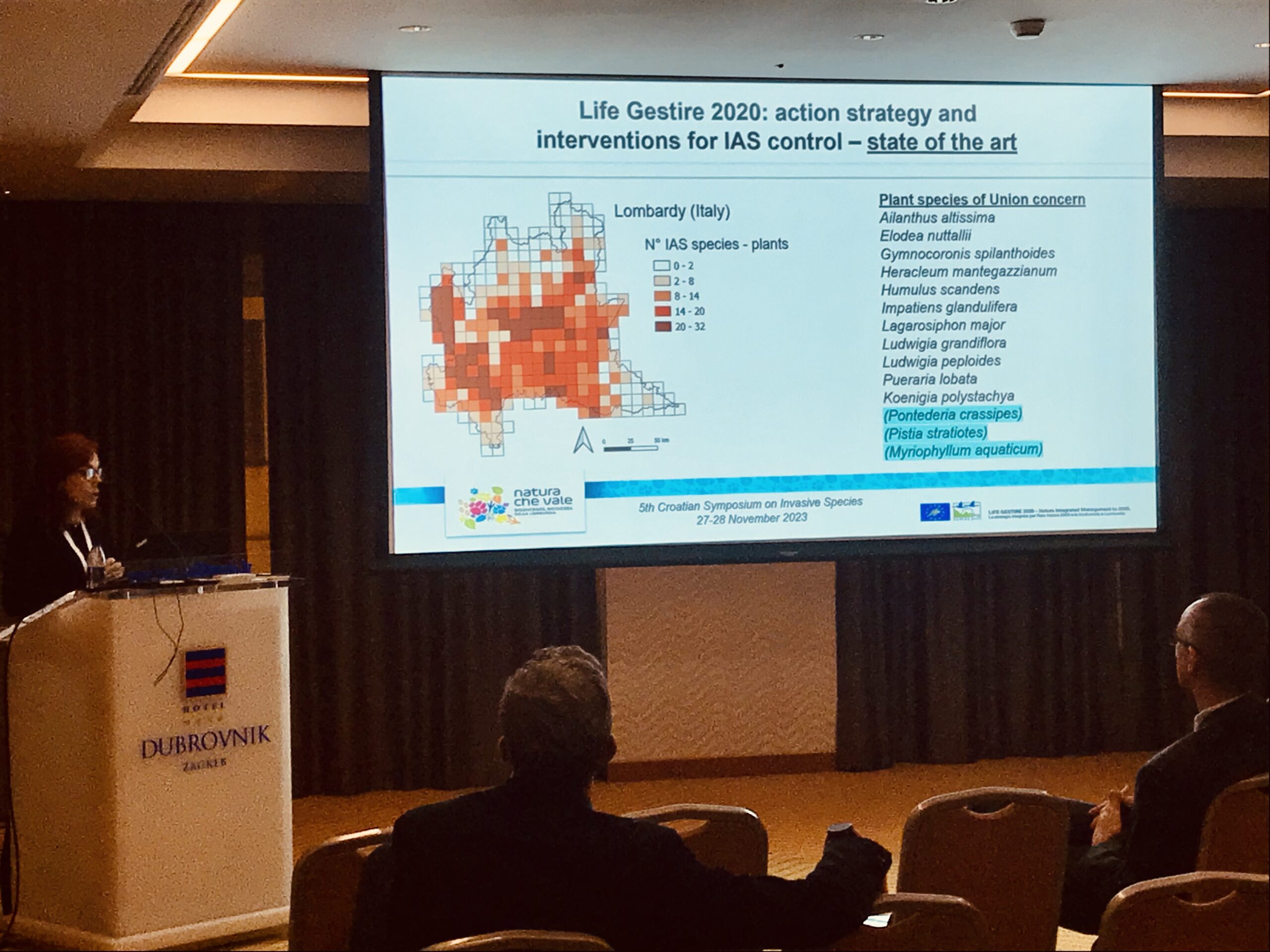 I tecnici facilitatori del Life Gestire 2020 al Convegno sulle specie aliene invasive in Croazia
