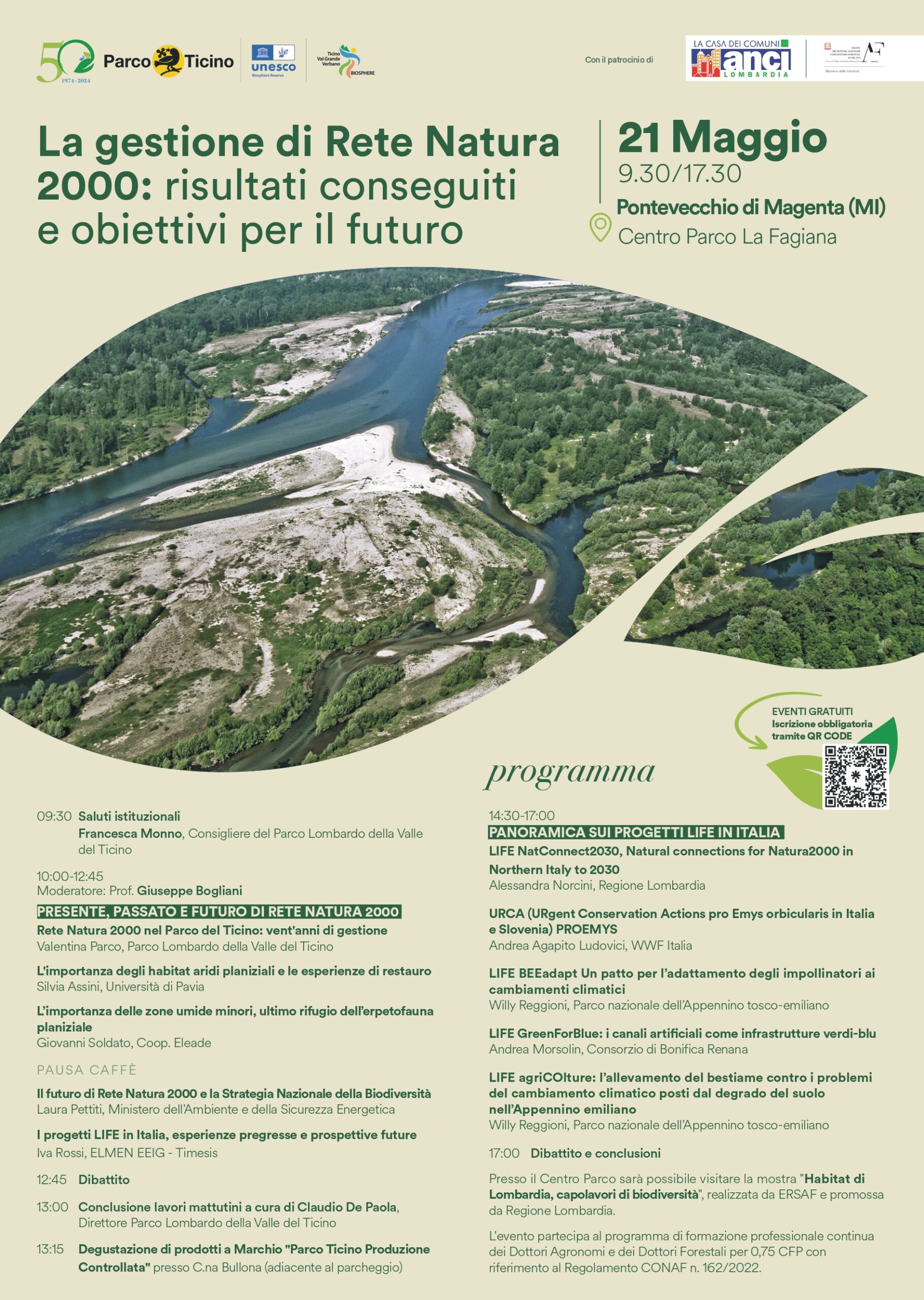 La gestione di Rete Natura 2000: risultati conseguiti e obiettivi per il futuro – Pontevecchia di Magenta (MI)