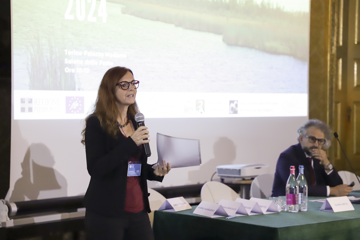 Nella foto si vede un particolare dell’incontro del 30 settembre 2024, a Torino