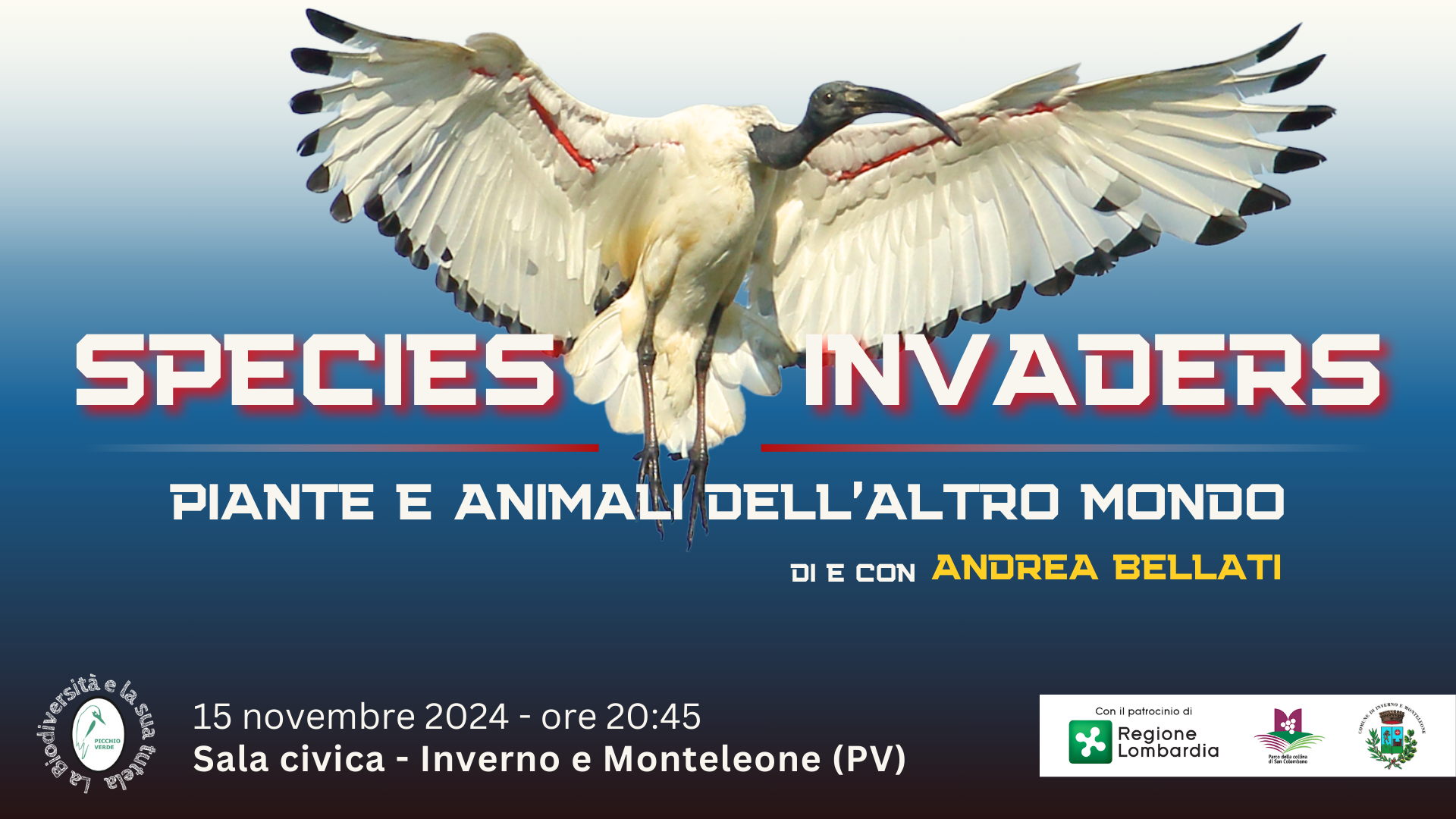 Species Invaders, animali e piante dell’altro mondo – Inverno e Monteleone (PV)