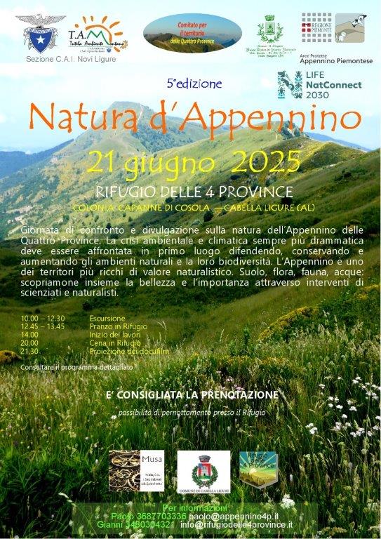 Natura d’Appennino 5. edizione – Capanne di Cosola Cabella Ligure (AL)
