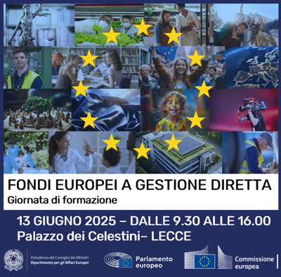 Fondi europei a gestione diretta – Lecce e online