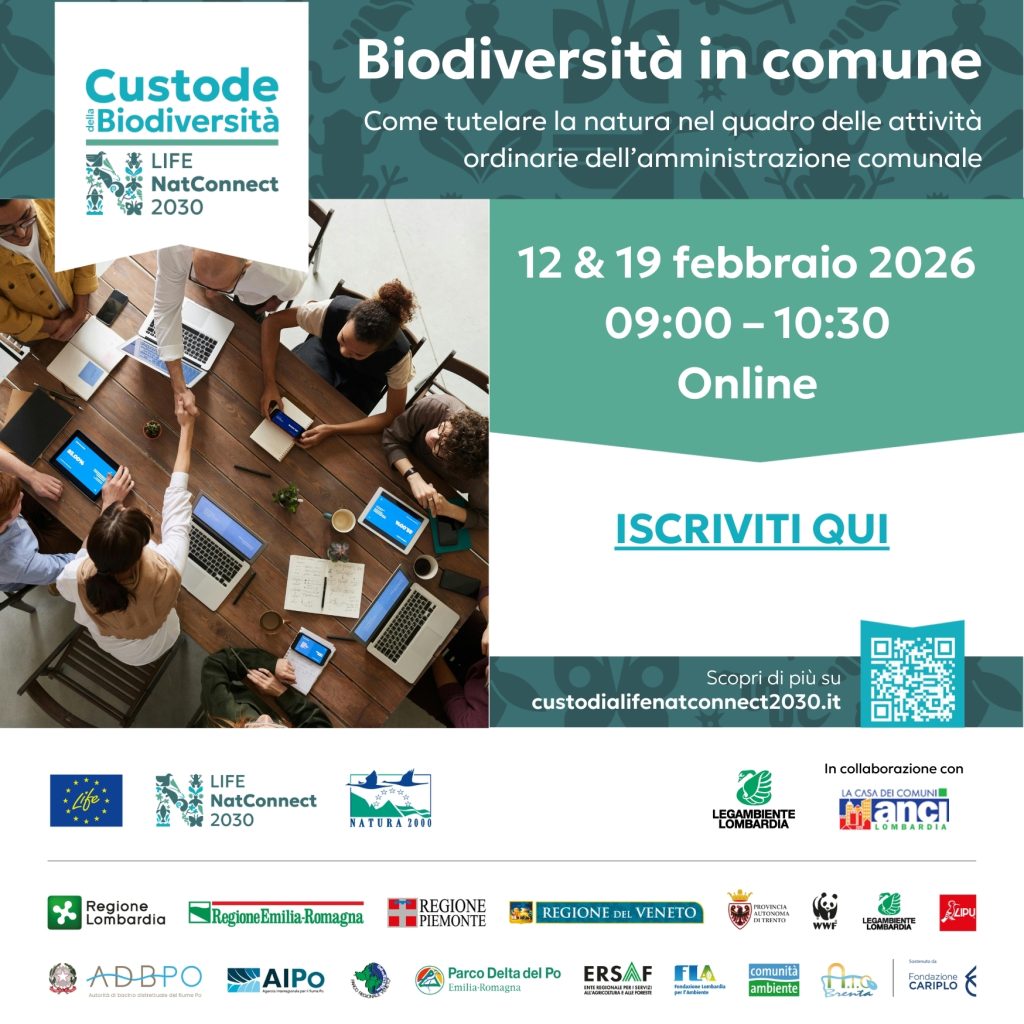 Biodiversità in comune: ciclo di incontri per amministrazioni comunali – online