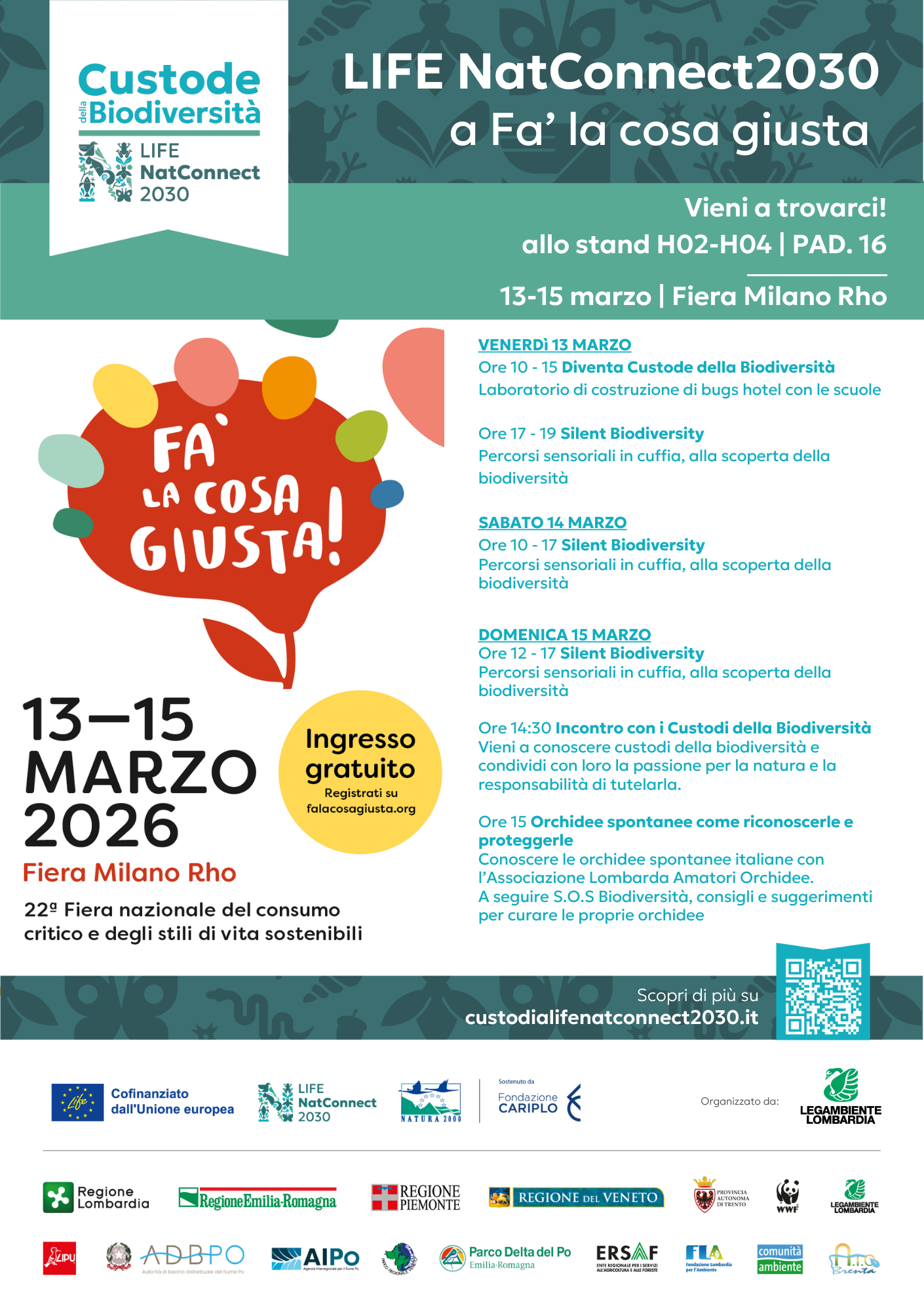 Custode della Biodiversità a Fa’ la cosa giusta! – Fiera Milano Rho